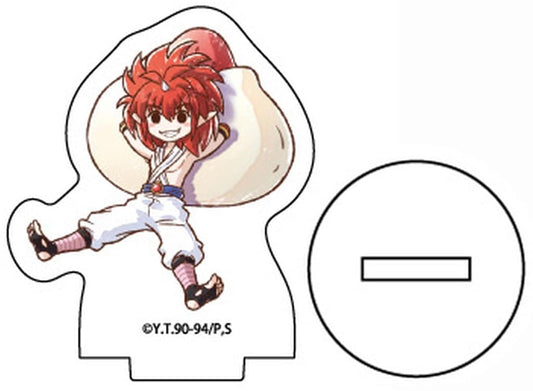 Jin Acrylic Petit Stand - GraffArt "Hanayori Dango" Ver. (A3) - Height Approx. 70 mm - Pre-owned - Yu Yu Hakusho