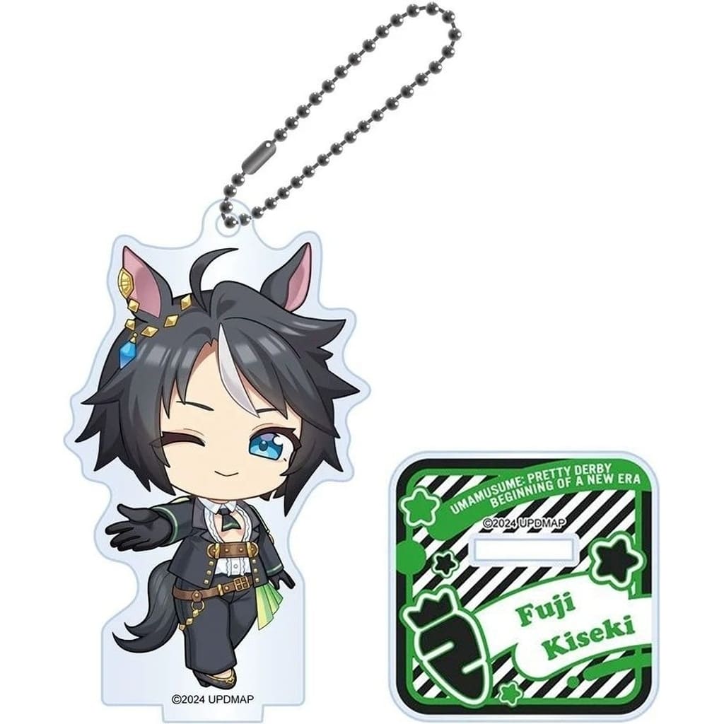 Fuji Kiseki Deformed Acrylic Keychain Stand - Umamusume Pretty Derby – Beginning of a New Era (SEGA, Pre-owned)