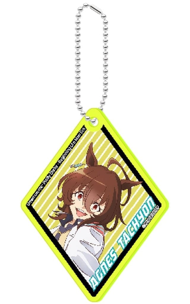 Agnes Tachyon Fluorescent Acrylic Keychain - Umamusume: Pretty Derby – Beginning of a New Era (Shimizu Sangyo) Pre-owned 80×60mm