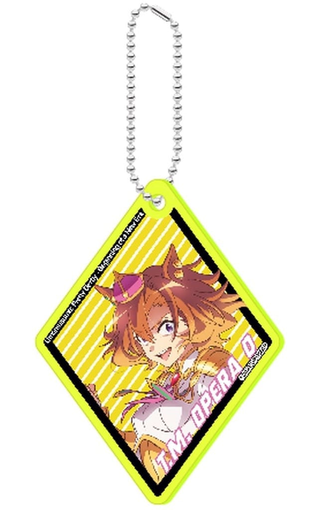 T.M. Opera O Fluorescent Acrylic Keychain - Umamusume: Pretty Derby – Beginning of a New Era (Shimizu Sangyo, Pre-owned, 60×80mm)