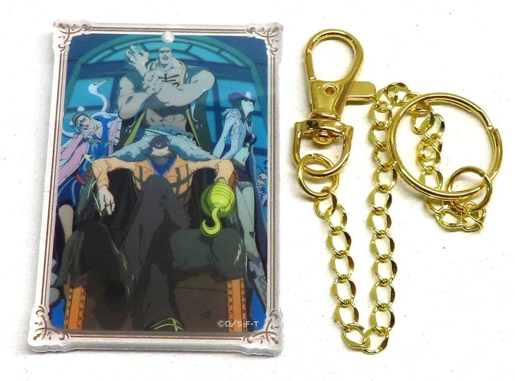 Baroque Works - One Piece Trading Acrylic Bag Charm - Daily Illustration Collection, Approx. 56 x 70 x 5 mm) Toei Animation