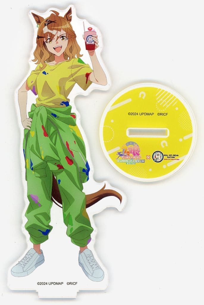 Jungle Pocket Acrylic Stand - Umamusume Pretty Derby – Beginning of a New Era Movie Collaboration (Trend Factory, ~15cm) (Used)