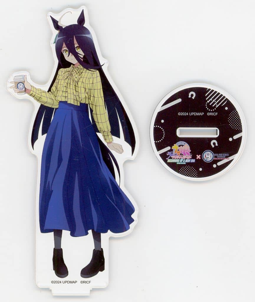 Manhattan Cafe Acrylic Stand - Umamusume Pretty Derby – Beginning of a New Era × Roll Ice Cream Factory Collaboration (Trend Factory, ~15cm) - Pre-owned