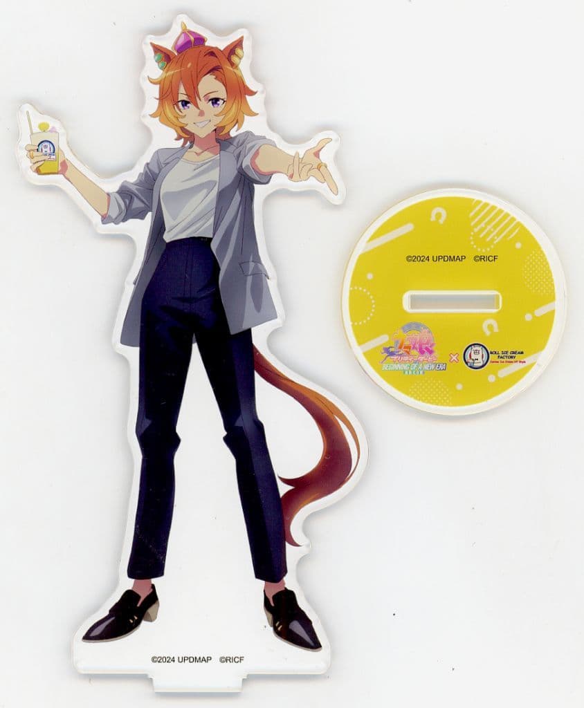 T.M. Opera O Acrylic Stand - Umamusume Pretty Derby Beginning of a New Era × Roll Ice Cream Factory (15cm, Trend Factory, Pre-owned)