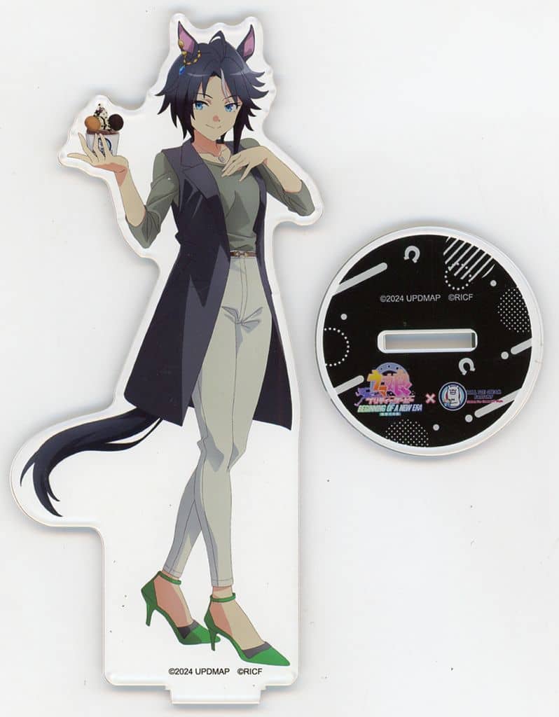 Fuji Kiseki Acrylic Stand — Umamusume Pretty Derby – Beginning of a New Era × Roll Ice Cream Factory (Trend Factory, ~15cm)