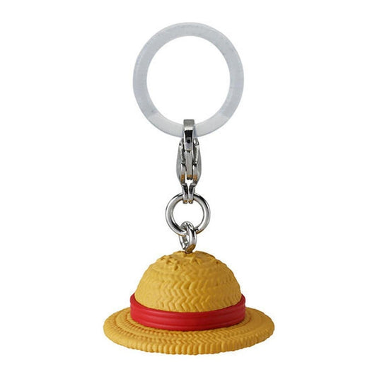 Monkey D. Luffy Mejirushi Accessory Strap - One Piece - Bandai - Length Approx. 30 mm (Silicone Part Included)