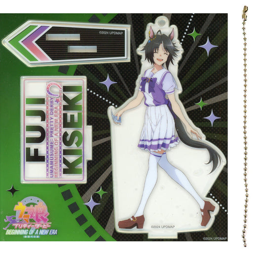 Fuji Kiseki Acrylic Stand - Umamusume Pretty Derby – Beginning of a New Era (Theater Goods, Ball Chain, approx. 13×13 cm) - Pre-owned