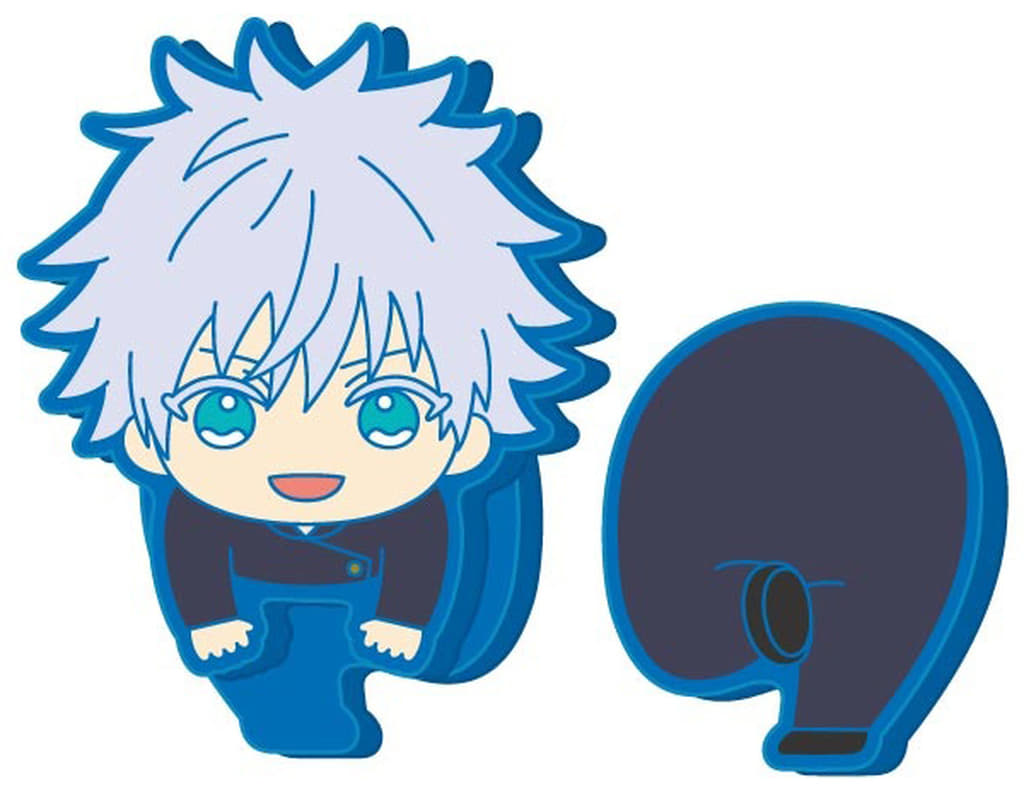 Satoru Gojo Nokkari Rubber Clip - Jujutsu Kaisen (Season 2 Hidden Inventory / Premature Death) Ensky PVC/ABS Approx. 50 x 45 x 25 mm