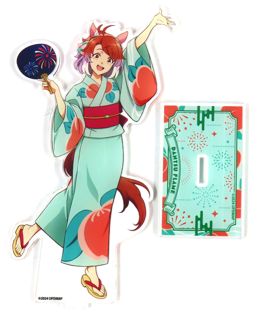 Dantsu Flame Acrylic Stand - Yukata Matsuri Ver. (Approx. 77×169mm, Event Exclusive) — Umamusume Pretty Derby – Beginning of a New Era