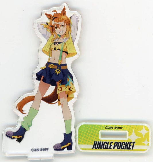 Jungle Pocket Acrylic Stand - Umamusume Pretty Derby – Beginning of a New Era Movie Yukata Festival Commemorative (Approx. H82×W40mm)