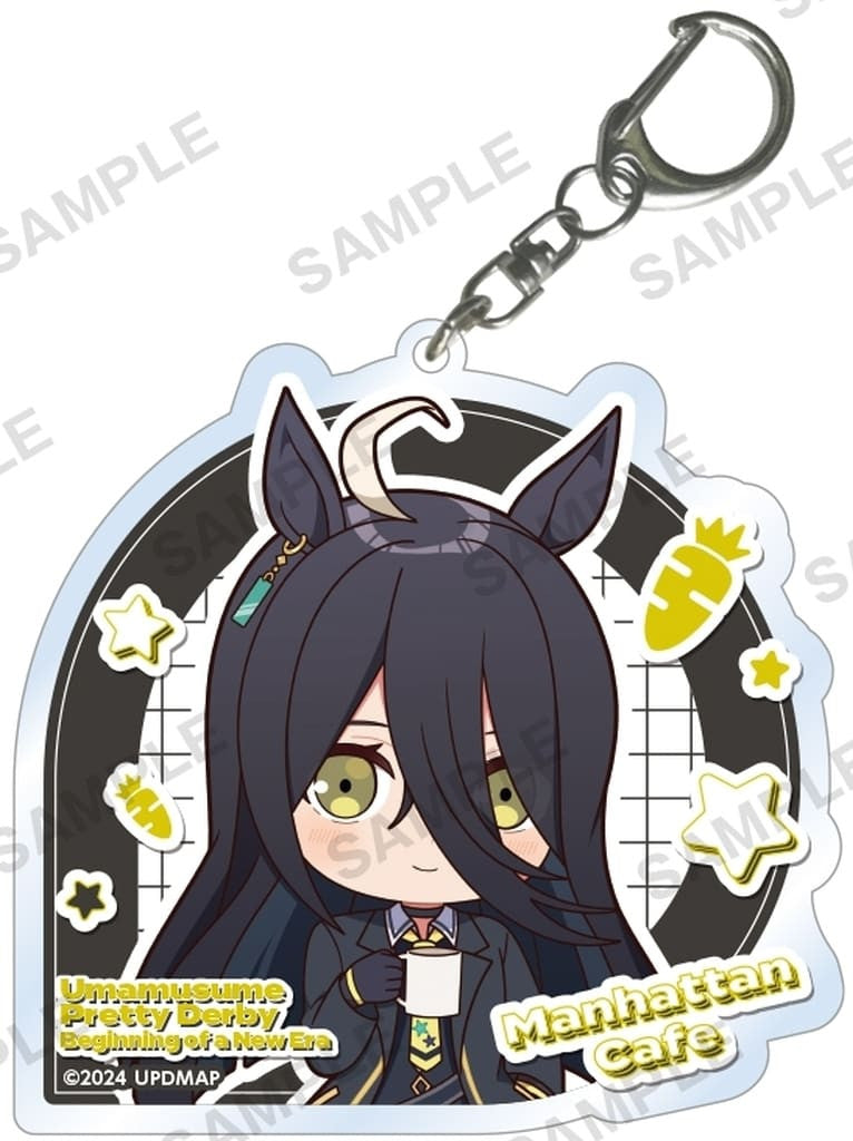 Manhattan Cafe Acrylic Keychain - Umamusume: Pretty Derby – Beginning of a New Era (Bushiroad Creative) Approx. 70mm, Pre-owned