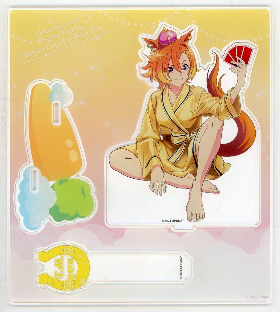 T.M. Opera O Acrylic Stand - Relax time - Umamusume Pretty Derby – Beginning of a New Era NAMCO Promotion Character Pop Store (Approx 18×20 cm) (Pre-owned)