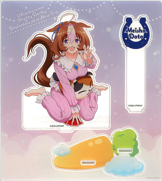 Meisho Doto Acrylic Stand - Relax time - Umamusume Pretty Derby – Beginning of a New Era (Approx. 180×200mm) Pre-owned