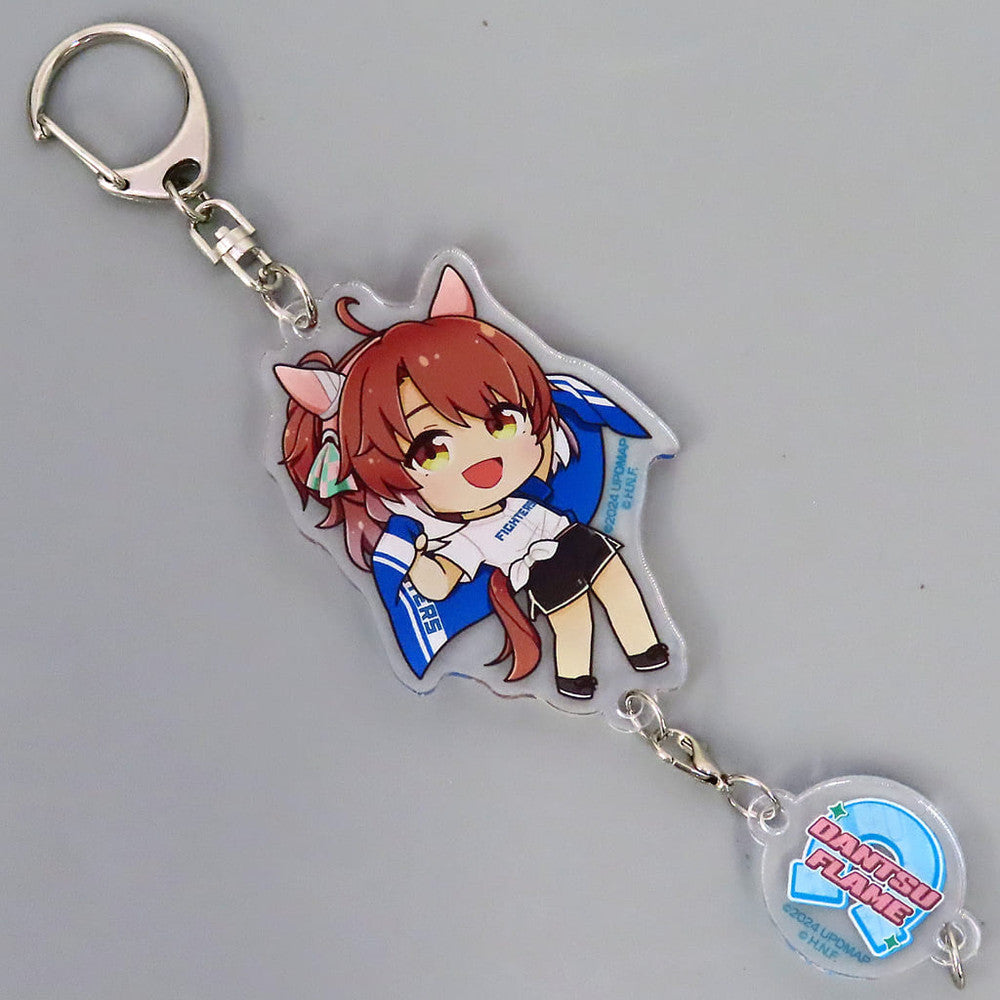 Dantsu Flame Acrylic Random Connector Keychain - Umamusume: Pretty Derby – Beginning of a New Era × F Village (Approx. 7cm) (Pre-owned)