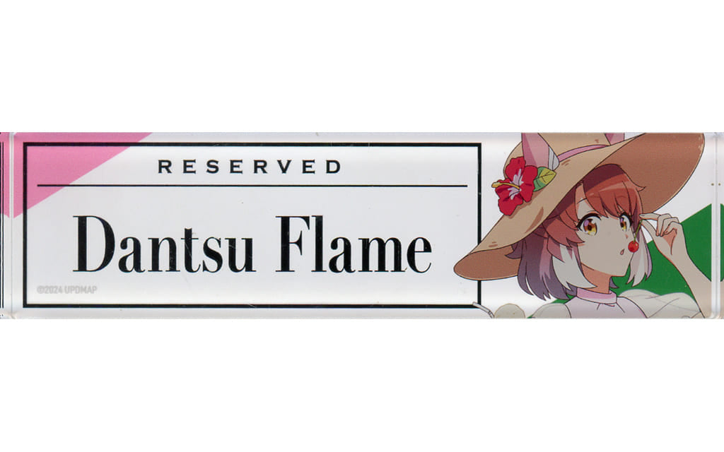 Dantsu Flame Reservation-Seat Style Desk Plate (Vacances ver.) - Umamusume Pretty Derby Movie Acrylic Stand