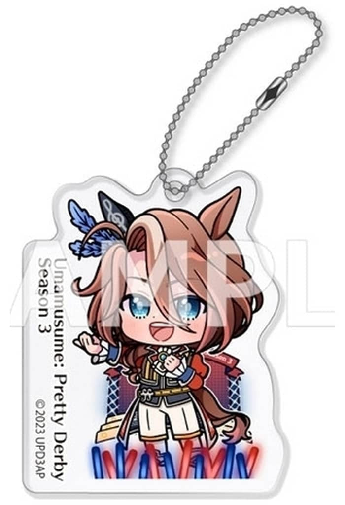Sounds of Earth Live Ver Anipopu Acrylic Block Keychain Umamusume Pretty Derby