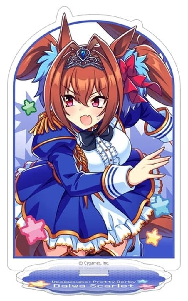 Daiwa Scarlet Acrylic Stand — Umamusume: Pretty Derby (Event Key Visual, Movic, Approx. 15cm, Used)