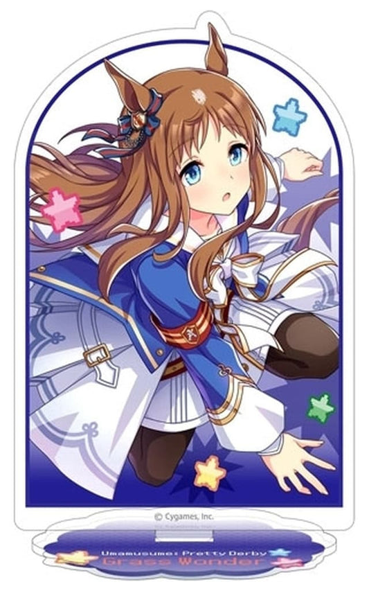 Grass Wonder Acrylic Stand - Umamusume: Pretty Derby (Nekketsu Hachamecha Daikanshasai! Key Visual, Movic, ~15cm)