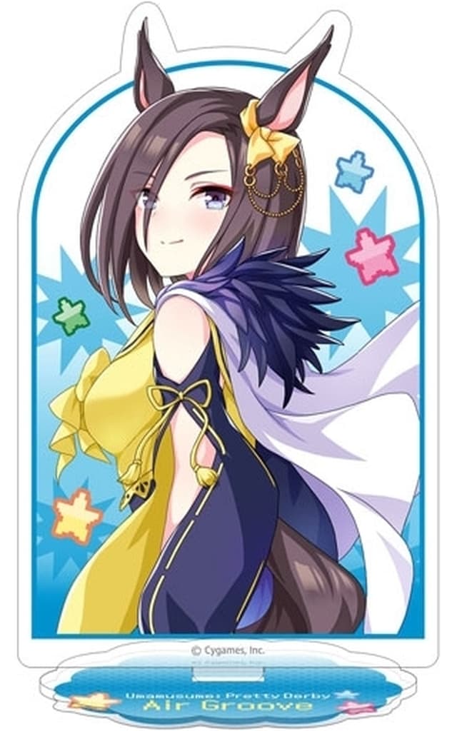 Air Groove Acrylic Stand - Umamusume Pretty Derby "Nekketsu Hachamecha Daikanshasai!" Festival Visual (Movic, Acrylic, ~15cm, Used)