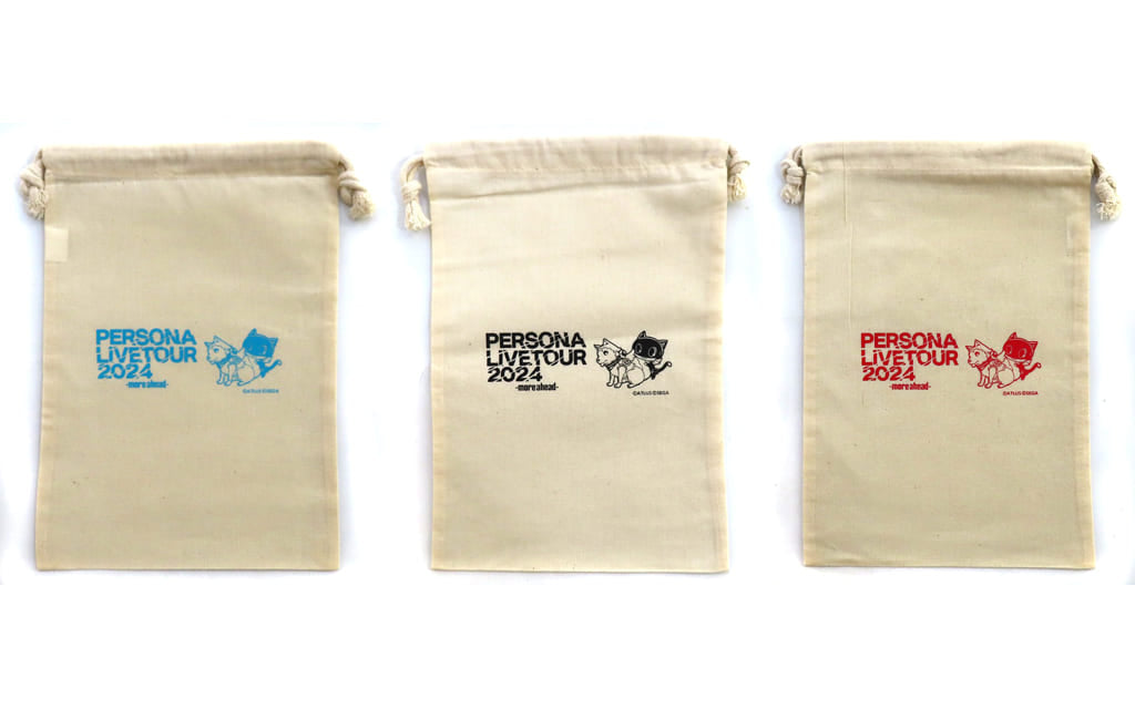 Persona Live Tour 2024 Three-Pouch Set Black Red Blue