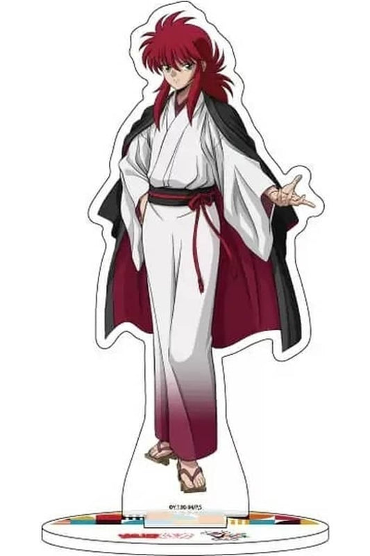 Kurama Acrylic Stand - Yu Yu Hakusho (Pierrot 45th Anniversary POP UP SHOP, Height Approx. 150 mm, Pre-owned)