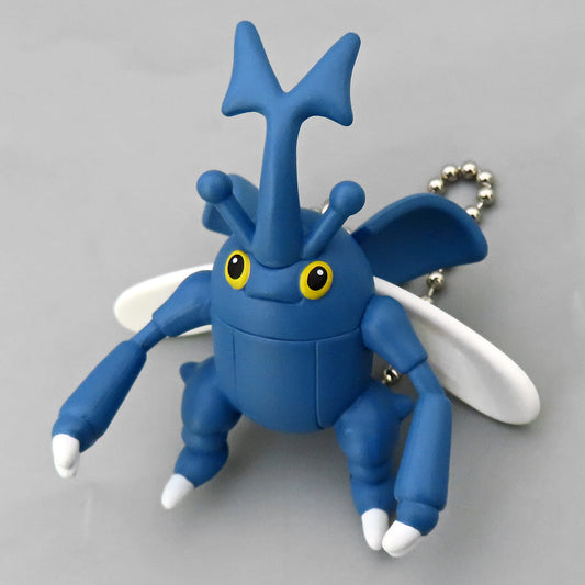 Heracross Pokémon Figure Charm — Pokémon Center Exclusive PVC Charm (Approx. 5.5 × 4.6 × 3.4 cm)
