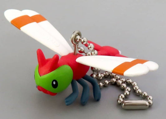 Yanma Pokémon Center Figure Charm - PVC Keychain Charm (Approx. 5.5 × 4.6 × 3.4 cm) - Pre-owned