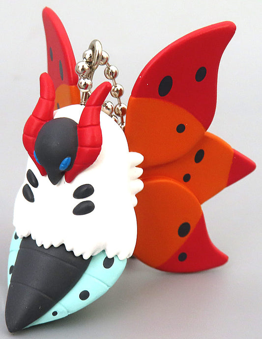 Volcarona Pokémon Figure Charm — Pokémon Center Exclusive PVC Keychain Figure Charm (Approx. 5.5cm)