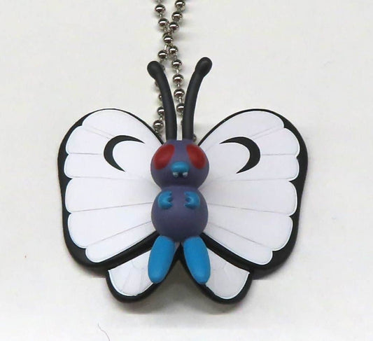Butterfree Figure Charm - Pokémon Figure Charm "Mushi no Sazameki" Pokémon Center Exclusive (PVC, Approx. 5.5 × 4.6 × 3.4 cm) (Pre-owned)