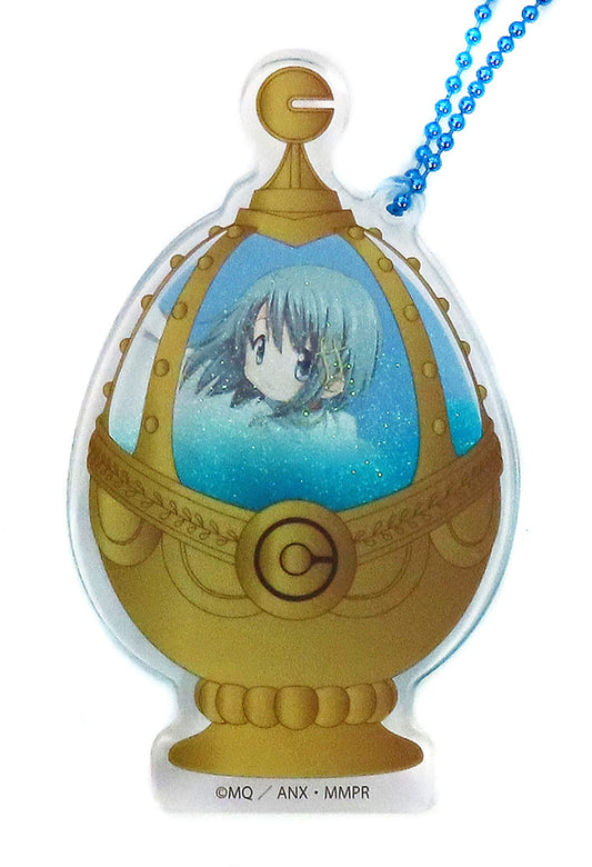 Sayaka Miki Triple-Layer Acrylic Soul Gem Keychain - Puella Magi Madoka Magica - SK Japan Amusement Prize (Approx. 8.5 cm)