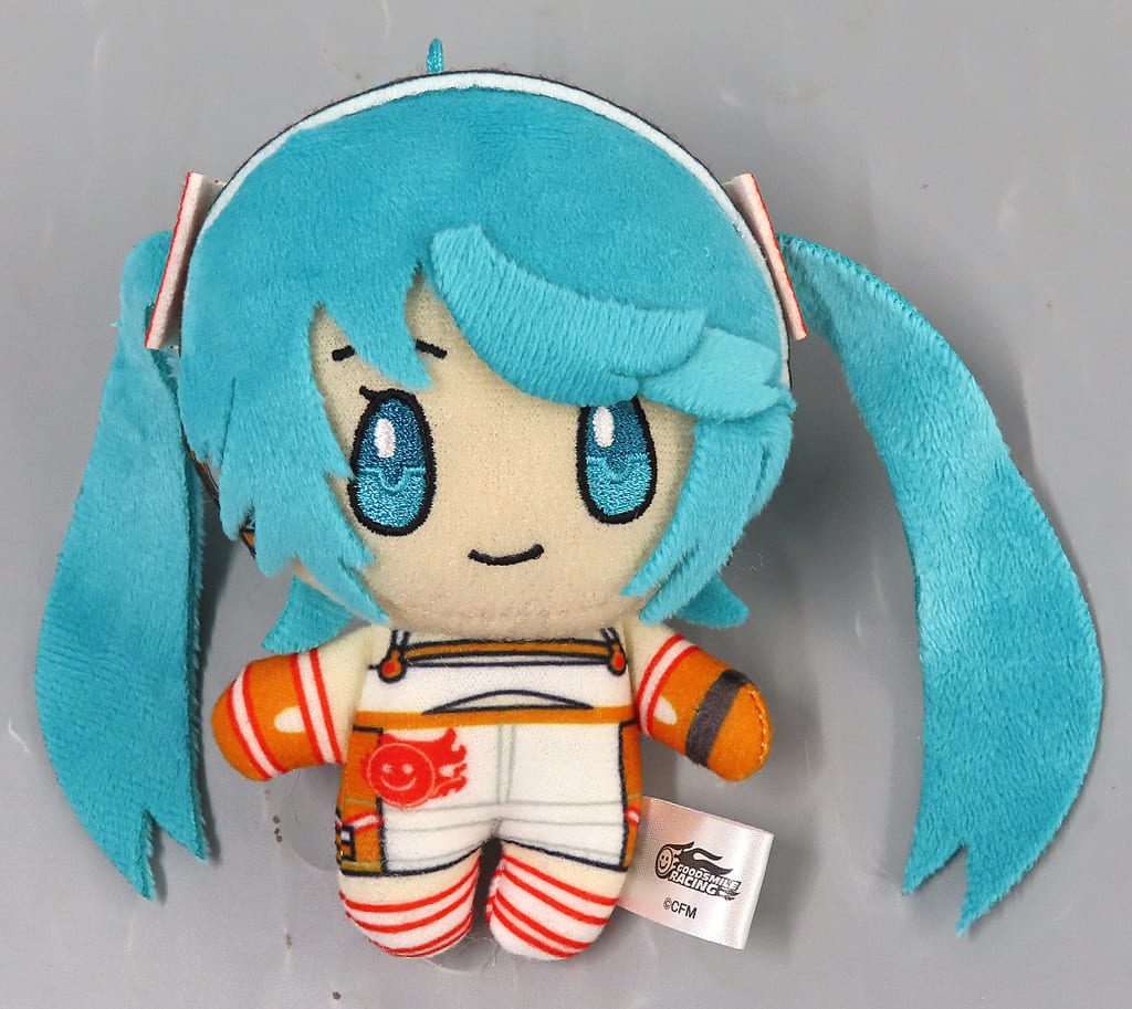Hatsune Miku Racing ver. (2010) Mini Mascot Keychain — Hatsune Miku GT PROJECT 15th ANNIVERSARY! Kuji B Prize (Juurokuhoui)