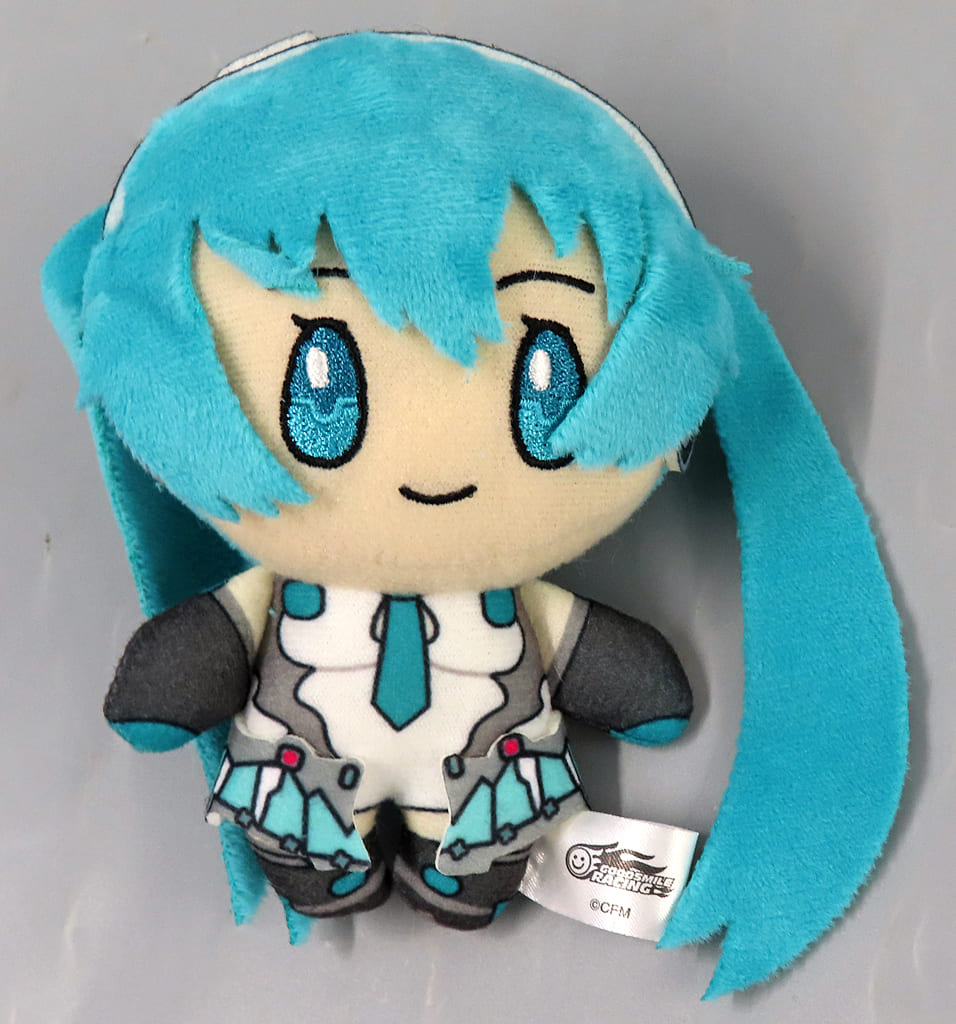 Hatsune Miku Racing ver. (2013) Mini Mascot Keychain — Hatsune Miku GT PROJECT 15th ANNIVERSARY! Kuji Prize B — Juurokuhoui (Approx. 10cm)