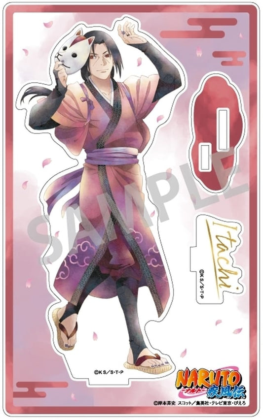 Itachi Uchiha Acrylic Stand - Naruto Shippuden (Kamio Japan, Approx. 165 x 102 x 3 mm) Pre-owned
