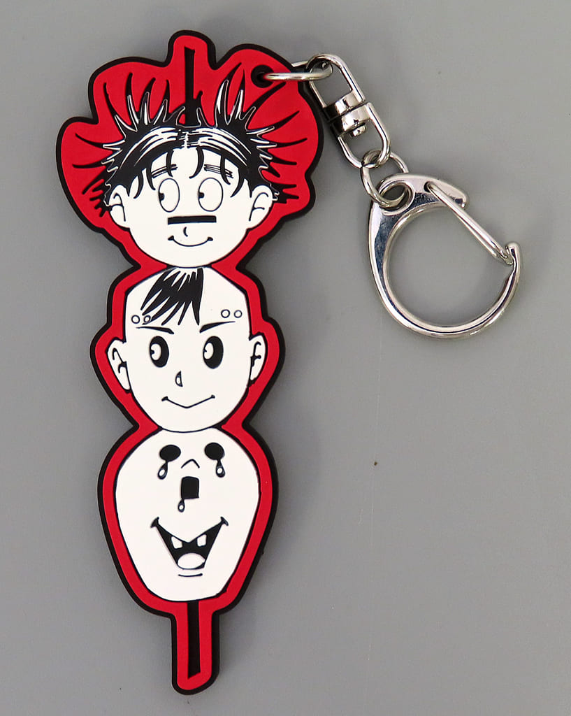 Death Paintings Brothers Rubber Keychain - Gege Akutami Jujutsu Kaisen Exhibition (Approx. 85 x 40 mm) - Shueisha, Pre-owned