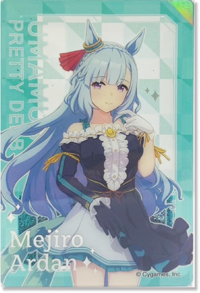 Mejiro Ardan Glitter Acrylic Block - Umamusume Pretty Derby - Tapioca Brand - Approx 85×55×10mm (Pre-owned)