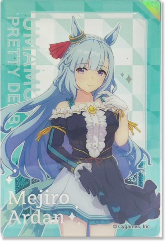 Mejiro Ardan Glitter Acrylic Block - Umamusume Pretty Derby - Tapioca Brand - Approx 85×55×10mm (Pre-owned)