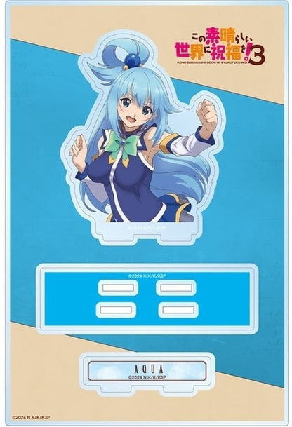 Aqua Parts-Included BIG Acrylic Stand - KonoSuba 3