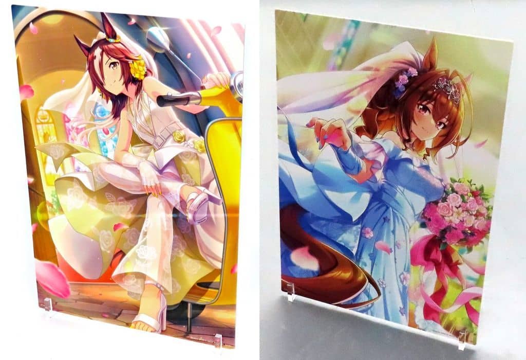 Vodka & Daiwa Scarlet Acrylic Visualize Stand Set (A4) - Ichiban Kuji Umamusume Pretty Derby 9th, Prize D (BANDAI SPIRITS)