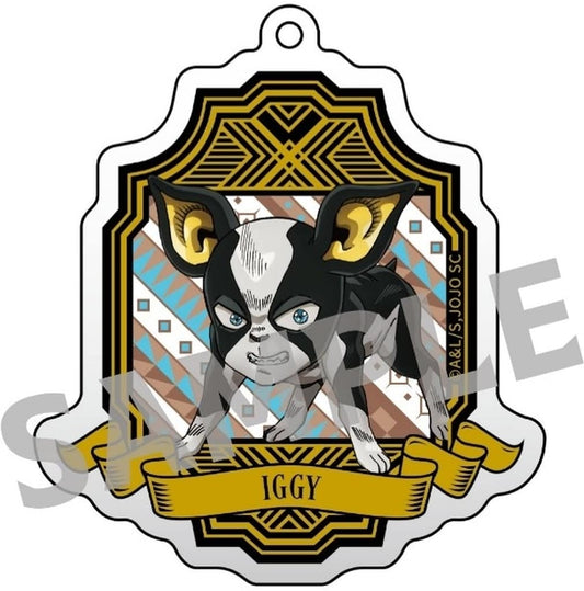 Iggy Acrylic Keychain (RE) - JoJo's Bizarre Adventure: Stardust Crusaders - Medicos Entertainment - Approx. 70 mm (Pre-owned), No. 6