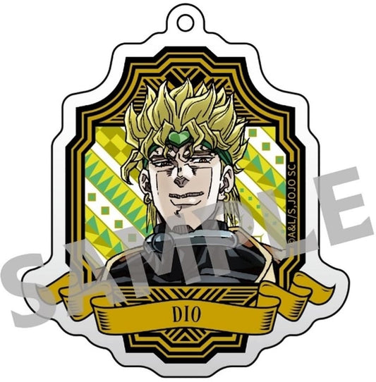 DIO Acrylic Keychain - JoJo's Bizarre Adventure Part 3: Stardust Crusaders - Approx. 70 mm - Medicos Entertainment (Pre-owned), No. 7