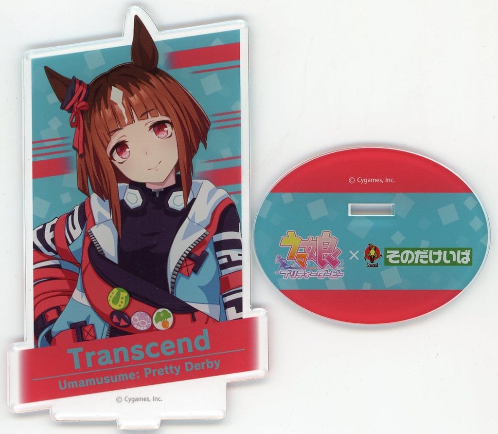 Transcend Acrylic Stand - Umamusume Pretty Derby Sonoda Racecourse Collaboration 14cm (Pre-owned)