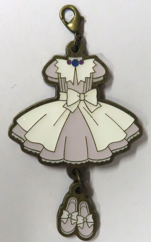 Battle Costume (White Ribbon Shoes) Costume Charm - Cardcaptor Sakura CLAMP Exhibition Goods (Approx. 7.7 x 4.4 cm) Pre-owned