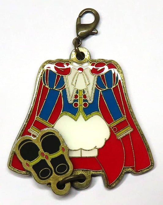 Battle Costume (Black Boots) Costume Charm Keychain - Cardcaptor Sakura CLAMP Exhibition Goods (Approx. 7.7 x 4.4 cm) Pre-owned