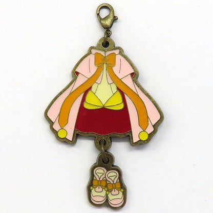 Cardcaptor Sakura Costume Charm Collection - Complete 8-Piece Set CLAMP Exhibition Goods (Approx. 7.7 x 4.4 cm) Pre-owned