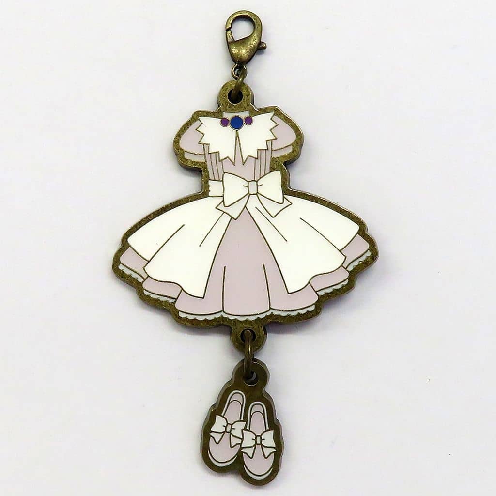 Cardcaptor Sakura Costume Charm Collection - Complete 8-Piece Set CLAMP Exhibition Goods (Approx. 7.7 x 4.4 cm) Pre-owned