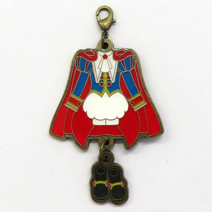 Cardcaptor Sakura Costume Charm Collection - Complete 8-Piece Set CLAMP Exhibition Goods (Approx. 7.7 x 4.4 cm) Pre-owned