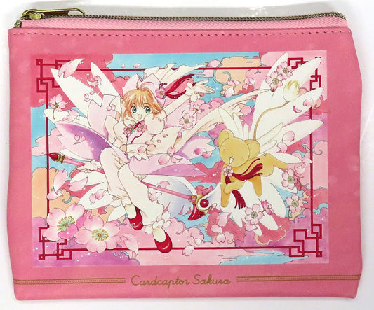 Cerberus Flat Pouch (Synthetic Leather) - Cardcaptor Sakura CLAMP Exhibition Goods by Sol International - Approx. 18.2 cm - Pre-owned