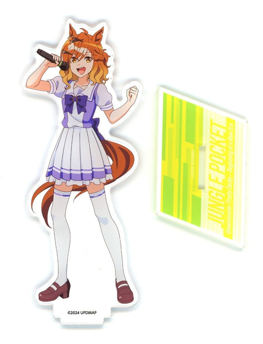 Jungle Pocket Acrylic Stand - Umamusume: Pretty Derby – Beginning of a New Era × JOYSOUND (Approx. 145mm, Pre-owned)