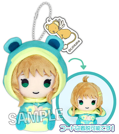 Sakura Kinomoto (Frog Raincoat Ver.) Finger Puppet Keychain - Cardcaptor Sakura: Clear Card Arc - PROOF - Approx. 110 mm - Pre-owned
