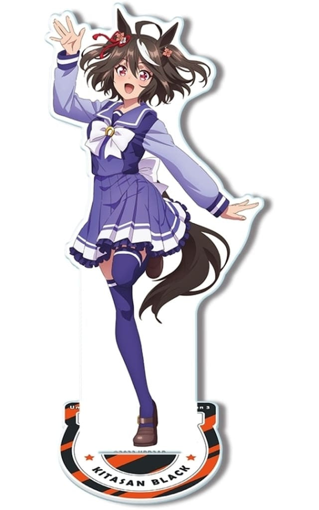 Kitasan Black Acrylic Stand - School Uniform Ver. (Design 01, 120×150×3mm) - License Agent - Umamusume Pretty Derby Season 3